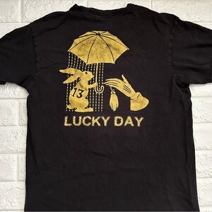 Empyre Lucky Day Black Graphic T Shirt